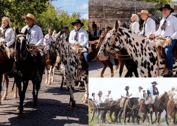 San Juan late al ritmo de los cascos: Inició la histórica Cabalgata de la Fe a la Difunta Correa