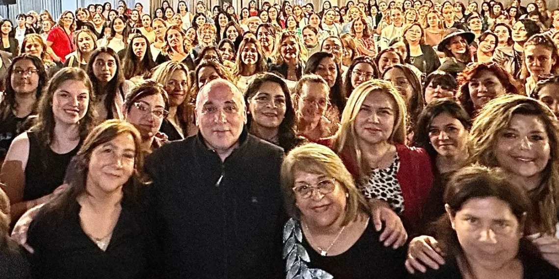 Las mujeres protagonistas en un encuentro organizado por La Libertad Avanza San Juan