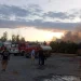 Controlan el voraz incendio en el Parque Industrial de Chimbas: bomberos inician las tareas de enfriamiento