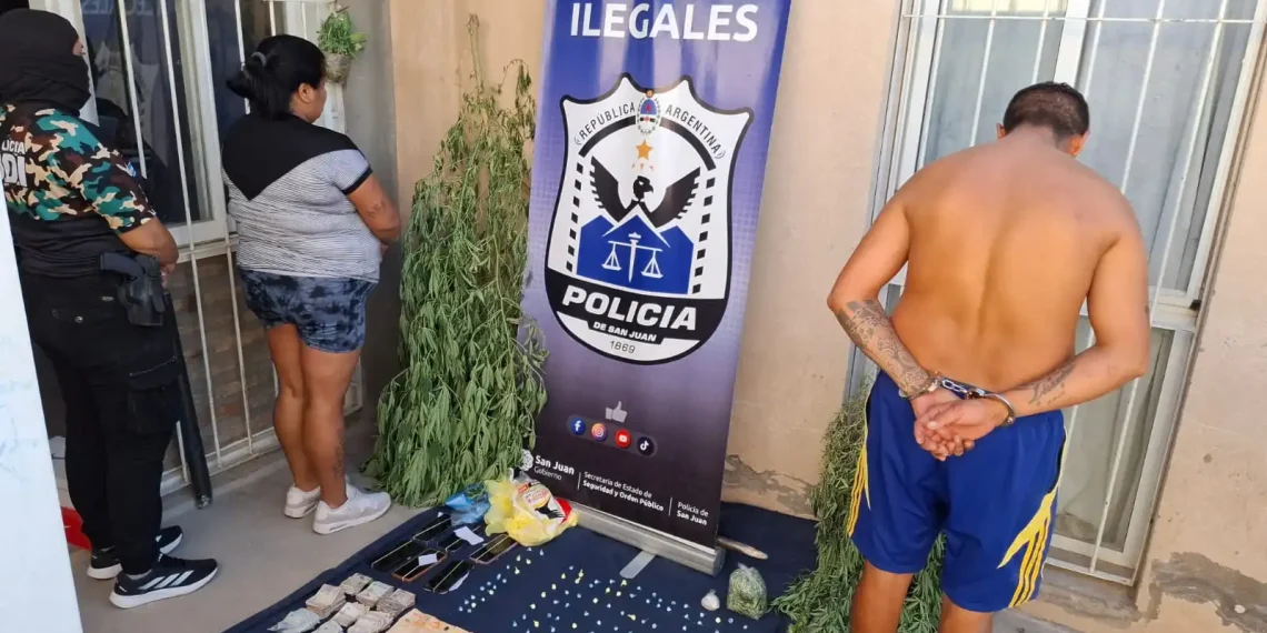 Golpe al narcomenudeo en Rivadavia: Allanamiento positivo en el Barrio Sierras de Marquesado