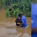 El emotivo reencuentro entre un chimpancé y su antiguo cuidador en Camerún