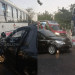 Fuerte choque en Santa Lucía: un conductor se quedó dormido e impactó de frente contra un colectivo de la Red Tulum