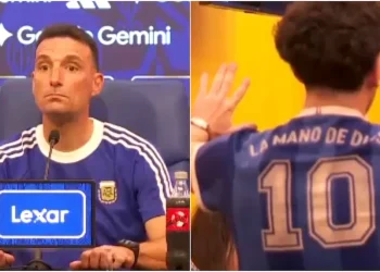 Tensión en la conferencia de Scaloni: un intruso increpó al DT por el nivel de los rivales