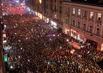 Histórico: Sarajevo de fiesta tras la clasificación de Bosnia al Mundial 2026