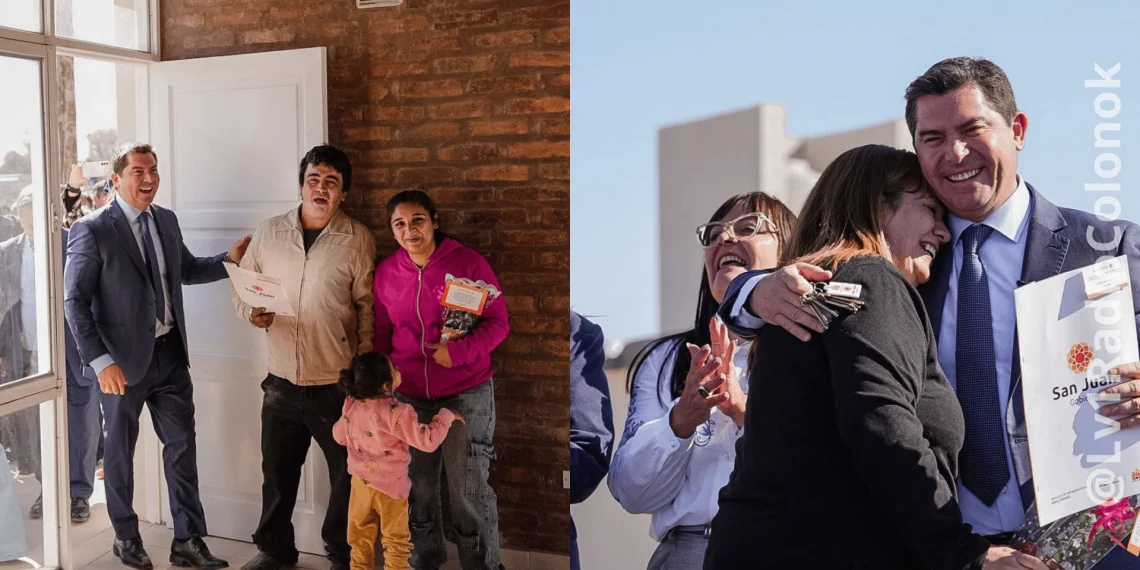San Juan reactiva el sueño de la casa propia: 46 familias de Chimbas recibieron las llaves del barrio El Alba