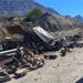 Tragedia en la Ruta 12: así quedó el camión tras el fatal vuelco en la Quebrada de las Burras