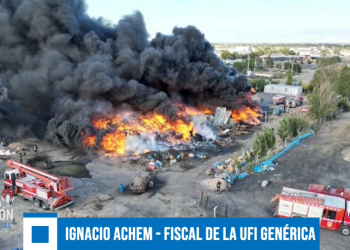 Confirmaron que el incendio en el Parque Industrial de Chimbas fue intencional