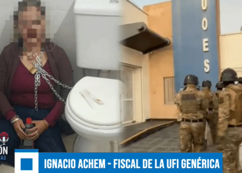 Caso Obra Social Ostes: La Justicia no accionará contra la mujer que se encadenó por «cuestiones humanitarias»