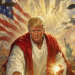 Trump rompe el silencio tras la viralización de su imagen como Jesucristo