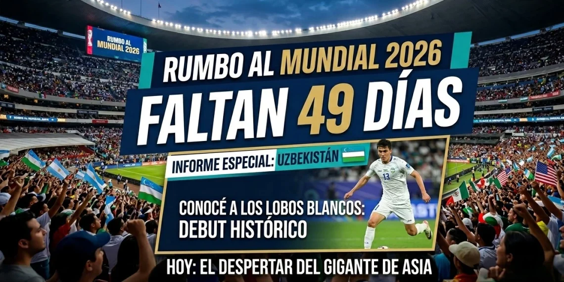 Informe Mundialista: Uzbekistán el gigante dormido que despertó para hacer historia en la Copa del mundo 2026
