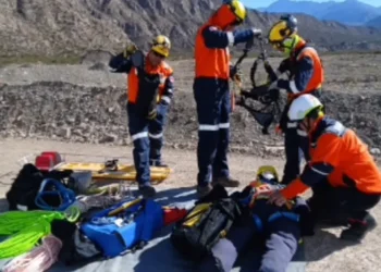 Mina Hualilán refuerza su seguridad: simulacros de alta complejidad y capacitación para la respuesta ante emergencias