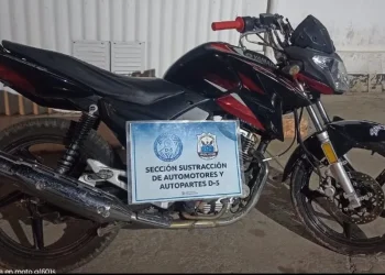 Golpe al robo automotor en Rawson: recuperan una moto que era buscada desde febrero