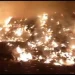Violento incendio en la Planta Recicladora de Jáchal: dotaciones de bomberos trabajaron durante la madrugada