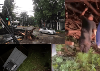 Fuerte temporal en el AMBA: inundaciones, destrozos y miles de usuarios sin luz