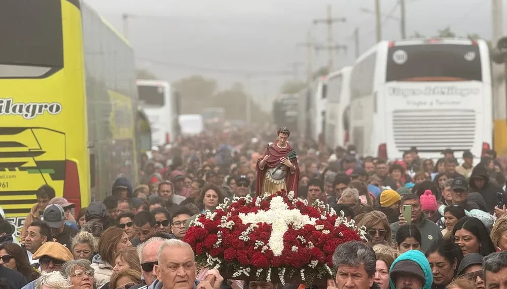 Muestra de fe récord en Bermejo: más de 8.000 fieles participaron de las patronales de San Expedito