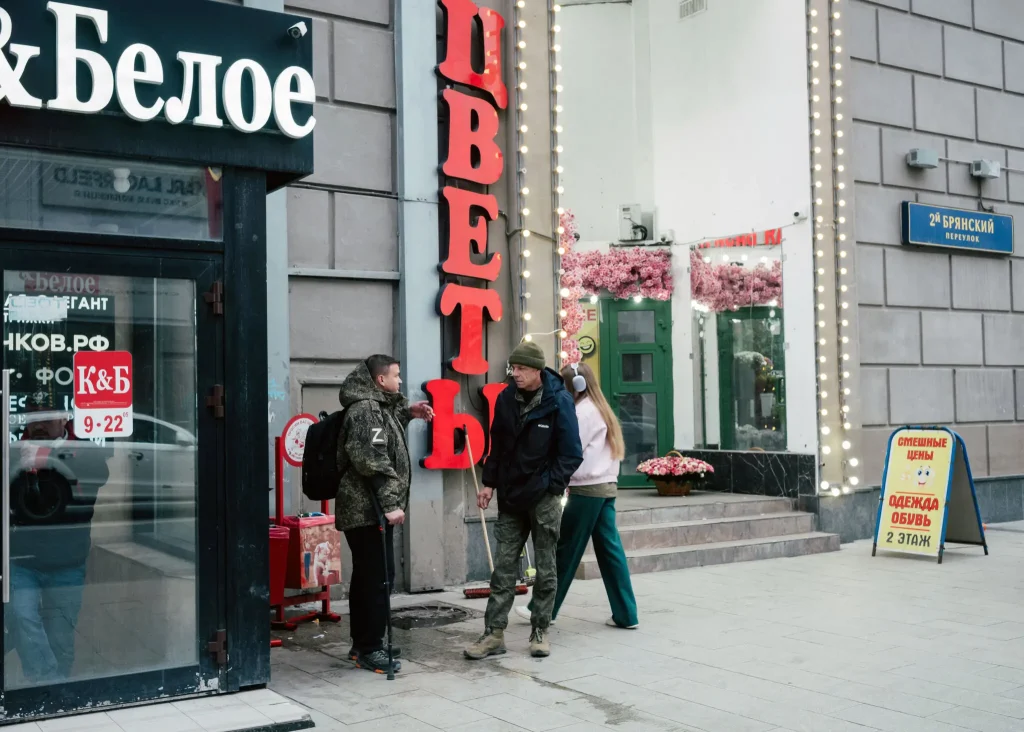 Un veterano herido en Moscú en abril