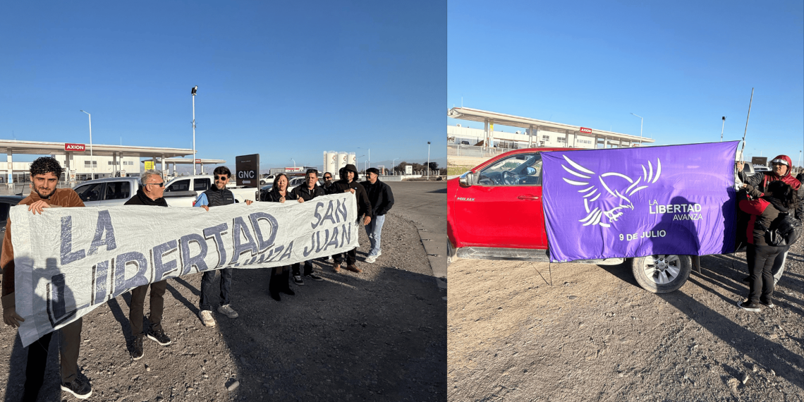 Karina Milei llegó a San Juan: cálido recibimiento de la militancia de La Libertad Avanza