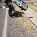 Rescataron a una mujer tras volcar su auto en un canal de Rawson