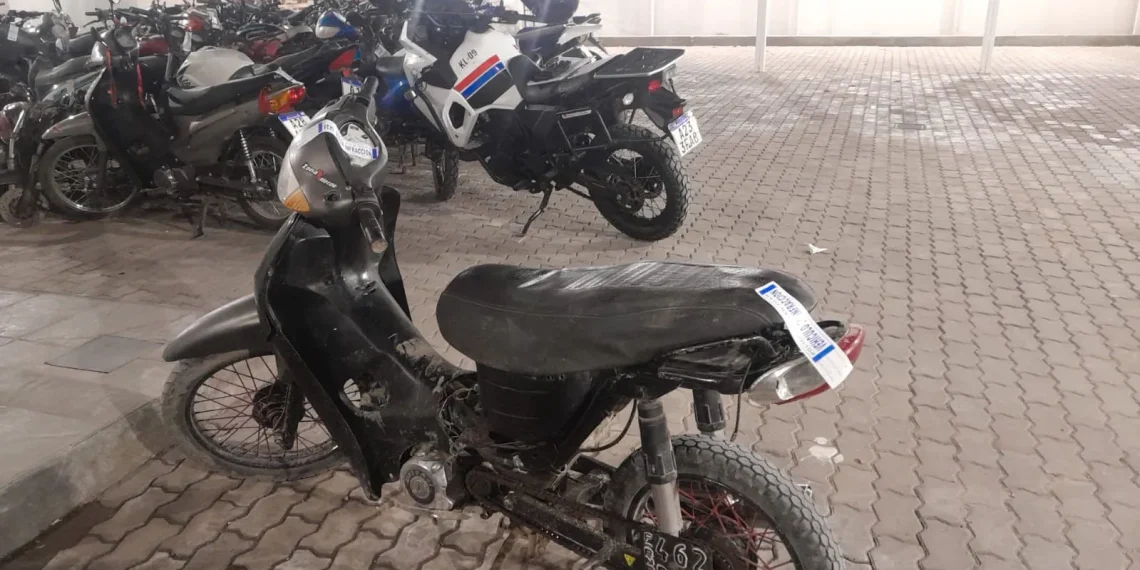 Sarmiento: secuestran una moto que era buscada por robo en La Rioja