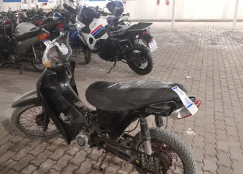 Sarmiento: secuestran una moto que era buscada por robo en La Rioja