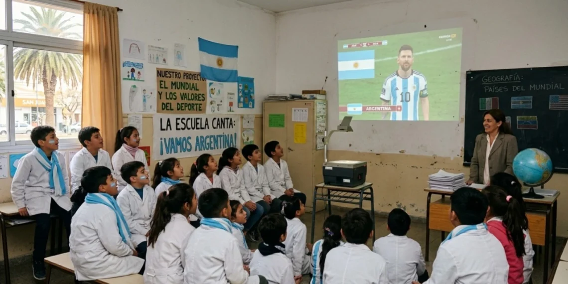 San Juan permitirá ver los partidos del Mundial en las escuelas a través de proyectos educativos