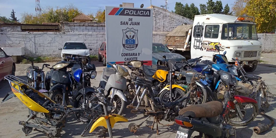 Secuestraron 11 motos y detuvieron a seis personas en allanamientos por picadas ilegales en Caucete