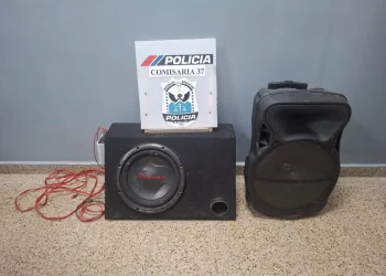 Allanamiento en Caucete: secuestran más de 30 vehículos y equipos de audio
