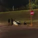 De la fiesta al calabozo: salió de un boliche de Rawson, perdió el control y clavó el auto en un sifón de la Ruta 40