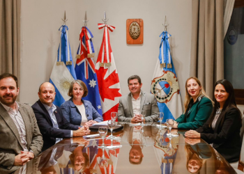 Cumbre diplomática en Casa de Gobierno: Orrego recibió a los embajadores de potencias mineras