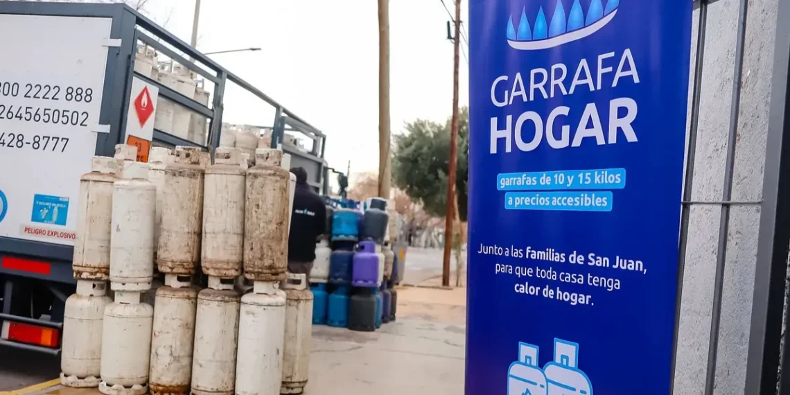 Lanzan el programa Garrafa Hogar 2026 en San Juan con precios accesibles