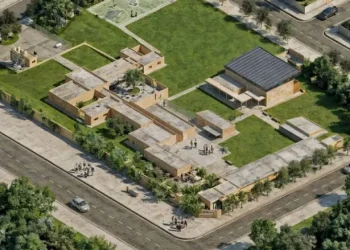 Fin a los «parches» en Sarmiento: licitan la histórica reconstrucción de la Escuela Albergue Domingo French
