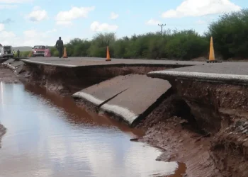 Restablecen el tránsito en la Ruta 141 tras los graves daños por el temporal