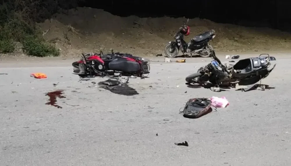 Tragedia en Jáchal: un muerto y un herido grave tras un violento choque de motos