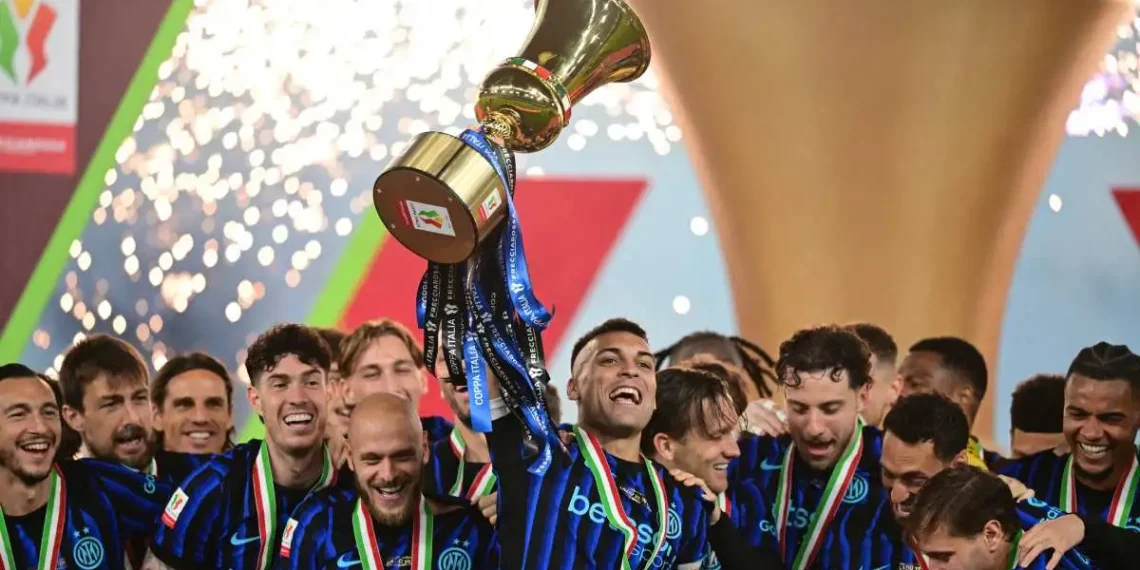 Lautaro Martínez y otra noche de gloria: El Toro le dio la Copa Italia al Inter de Milán