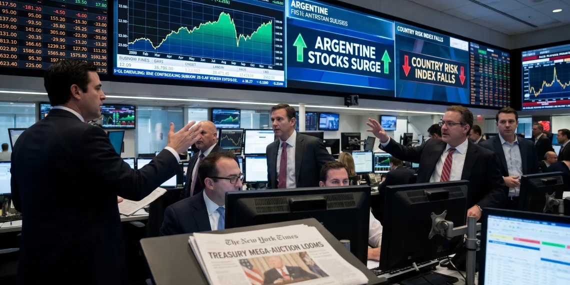 Rally financiero: las acciones locales saltan hasta 10% en Nueva York y el riesgo país perfora los 500 puntos