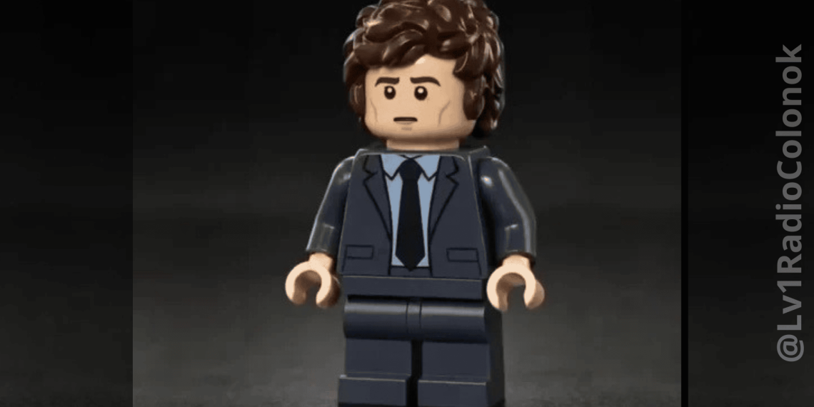Javier Milei celebró el Día del Trabajador con un particular video estilo LEGO