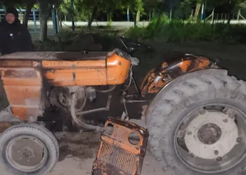 Golpe al robo rural en Pocito: cayó mientras intentaba huir con un tractor y varios kilos de ajo