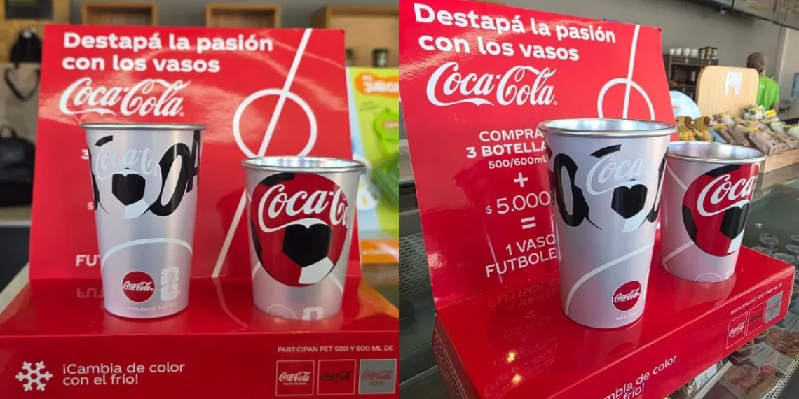 Lanzan vasos coleccionables del Mundial 2026: cambian de color con el frío y ya son furor en Argentina
