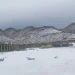Nieve en Iglesia y San Juan estuvo entre las mas frías del país