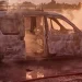 Una camioneta de la Policía Federal quedó destruida tras un voraz incendio en Pocito