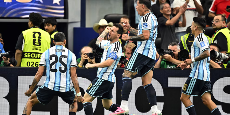 Argentina pisó fuerte en Dallas: triunfo por 2-0 ante Austria con un doblete histórico de Lionel Messi