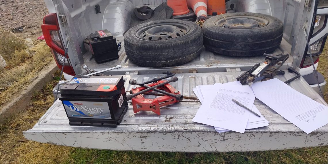Cayó en Chimbas un joven acusado de robarle a cuatro vehículos en pocas horas: le secuestraron herramientas y repuestos