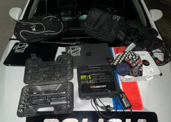 Detienen a un hombre con elementos robados en Capital tras una persecución