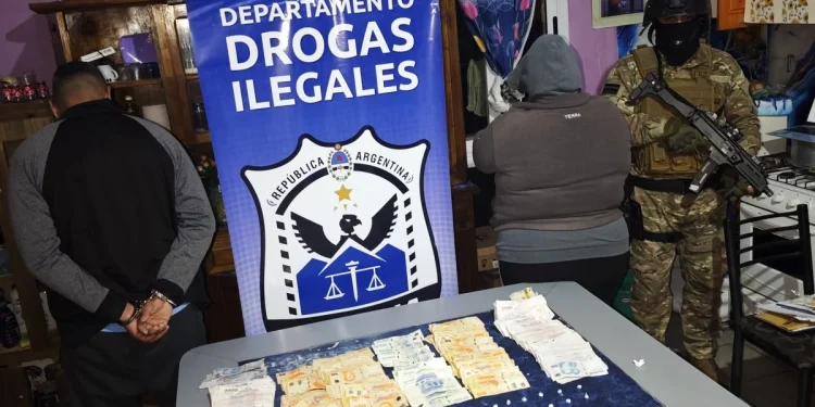 Golpe al narcotráfico en Pocito: cinco detenidos en un megaoperativo
