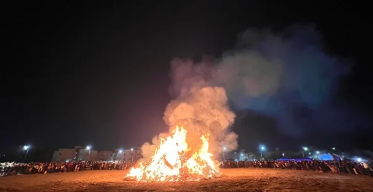 Gran convocatoria en la tradicional Fogata de San Juan Bautista