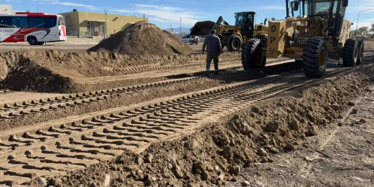 Histórica obra vial en Angaco: Vialidad Provincial inició la pavimentación de la estratégica calle San Juan