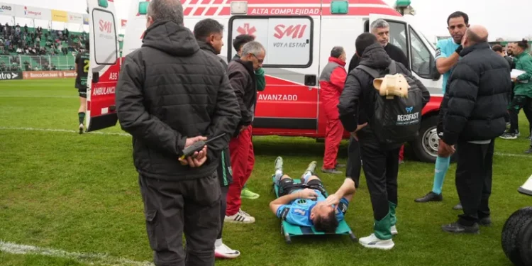 Escándalo en el Hilario Sánchez: suspendieron San Martín – Nueva Chicago por la agresión al arquero visitante