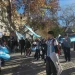 La Policía de San Juan blinda la Plaza 25 ante posibles festejos por el partido de Argentina