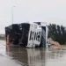 Volcó un camionero sanjuanino en San Luis: manejaba alcoholizado por la Autopista Serranías Puntanas