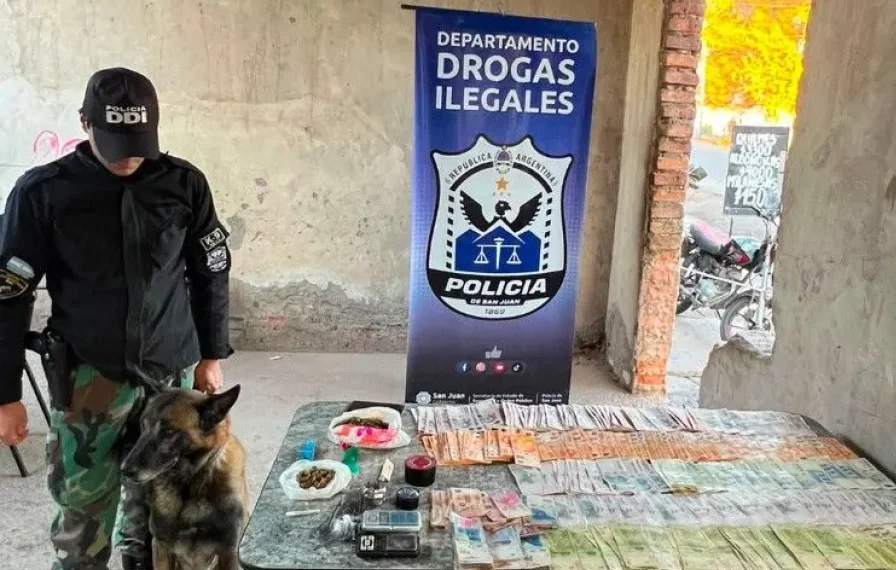 Un perro antidrogas fue la clave para desarticular un «kiosco» a metros de una escuela en 25 de Mayo